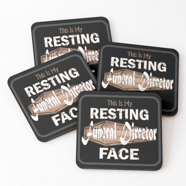 Item preview, This Is My Resting Funeral Director Face designed and sold by NoBonesLife.