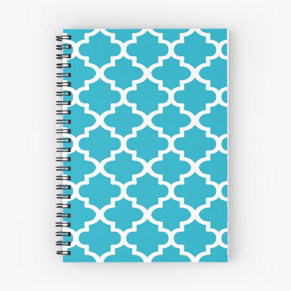 Item preview, Quatrefoil Pattern In White Outline On Blue designed and sold by taiche.