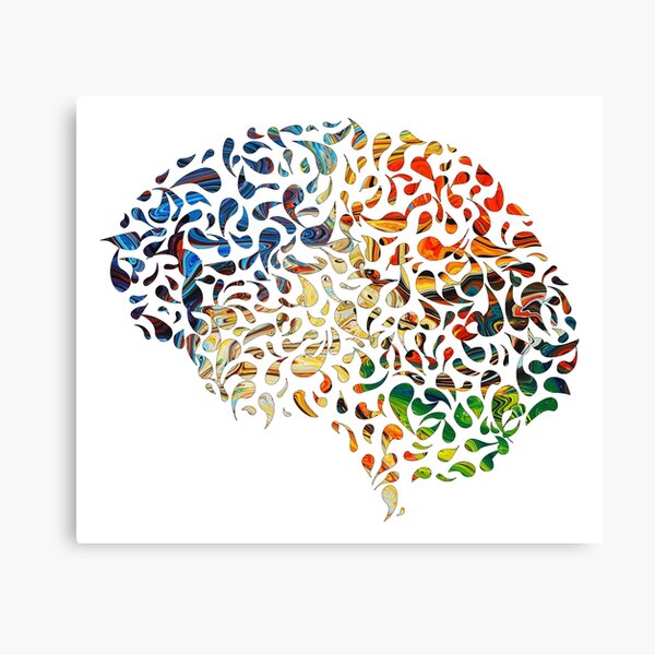 Item preview, Cortical Elements (on white) [Brain Drops Series] designed and sold by ColorfulCortex.