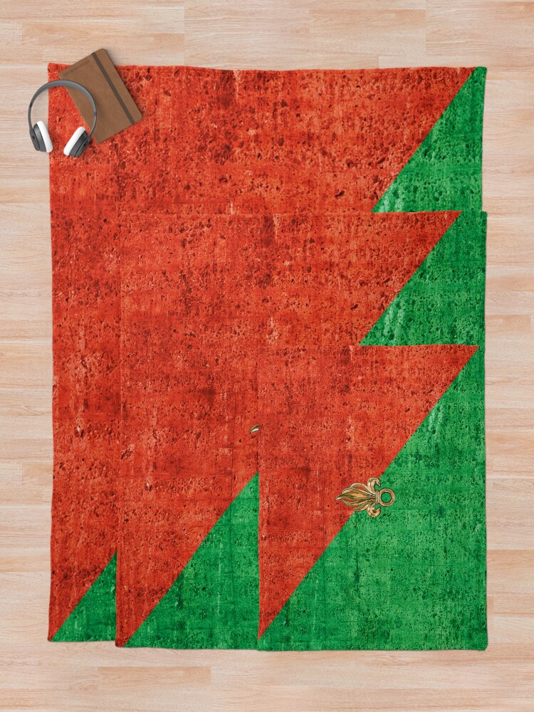 "Flag of French Foreign Legion" Throw Blanket by levsal Redbubble