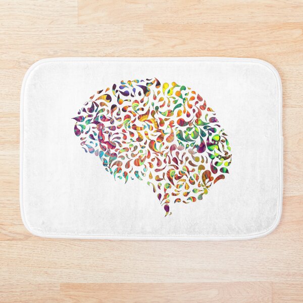Aperçu de l'œuvre Mandala cortical 1 (sur blanc) [Série Brain Drops] créée et vendue par ColorfulCortex.