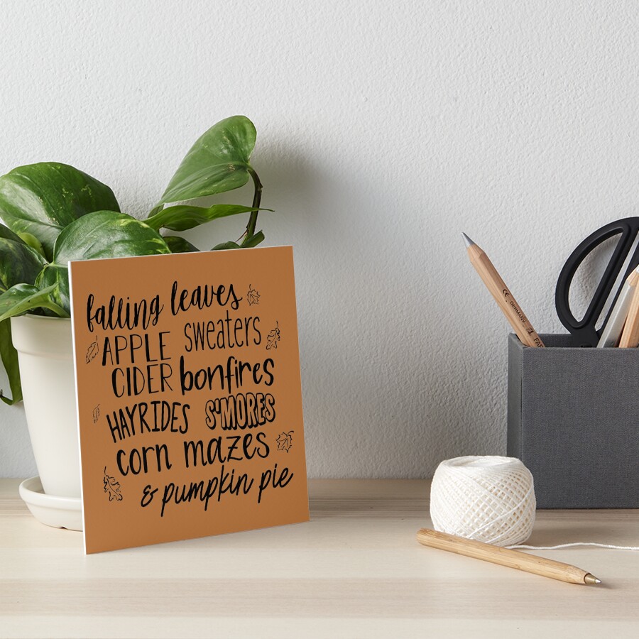 Item preview, Art Board Print designed and sold by FontfulDesigns.