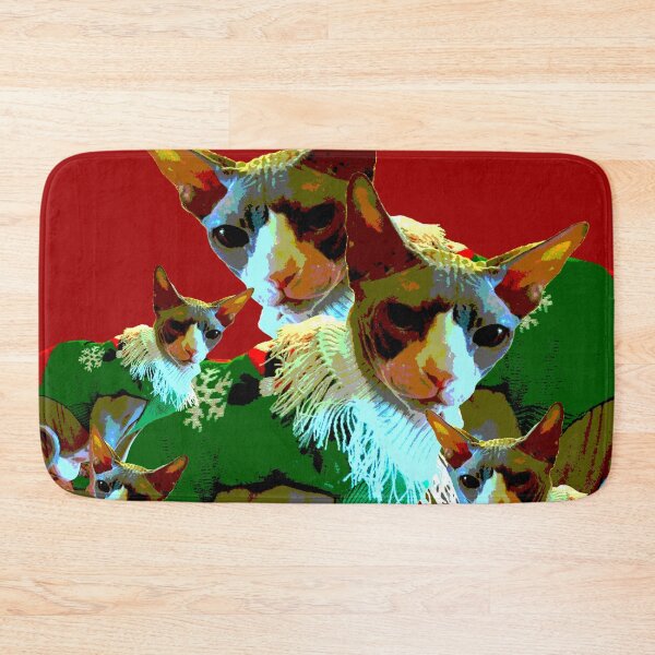 Item preview, Hairless cat movie poster designed and sold by nekodokai1.