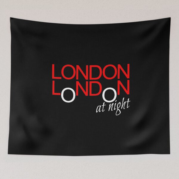 Item preview, London at night Funny Red Double-Decker Bus Britain Souvenir Gift designed and sold by peter2art.