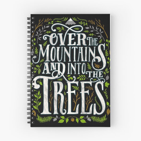 Item preview, Over The Mountains And Into The Trees designed and sold by wolfandbird.