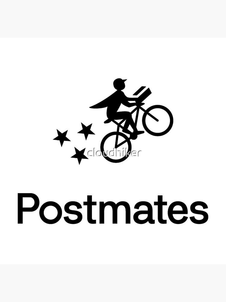 Postmates Logo Gear For Postmates Workers Greeting Card By Cloudhiker Redbubble