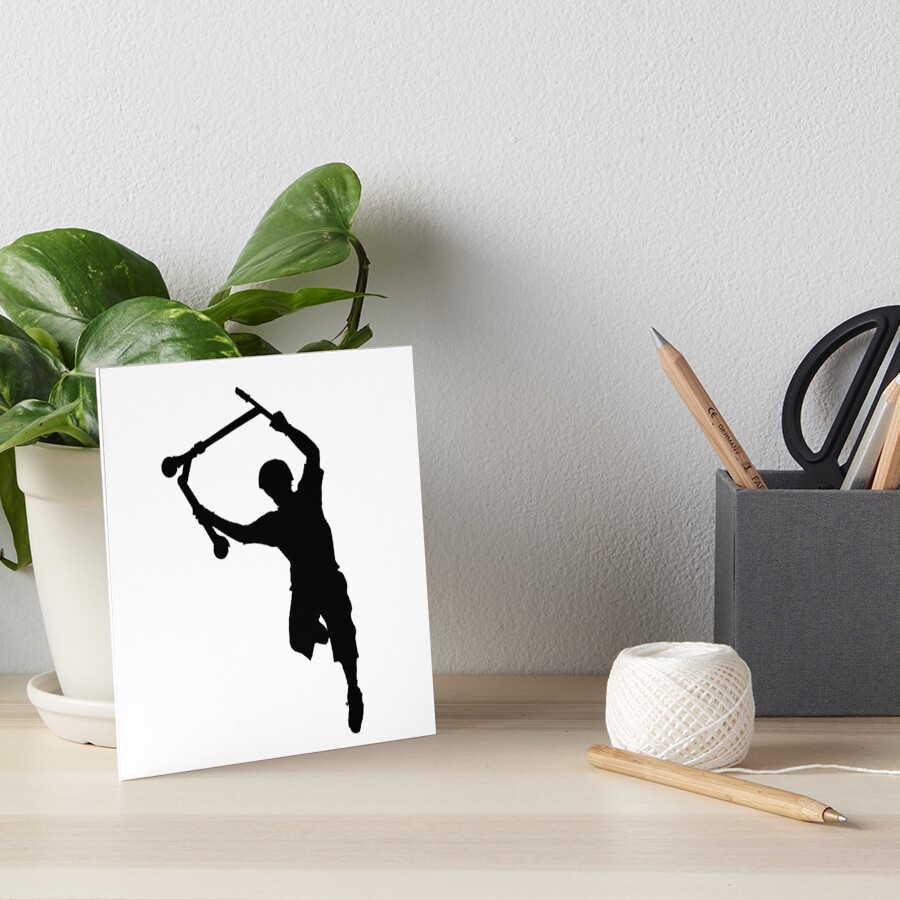 Lámina rígida «Deck Grab Champion Stunt Scooter Art» de RavenPrints