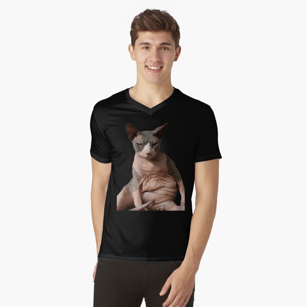 Item preview, V-Neck T-Shirt designed and sold by nekodokai1.