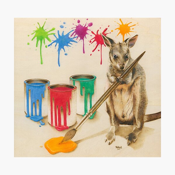 Adding a Splash of Colour Photographic Print