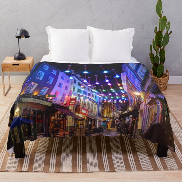 Item preview, Rainbow-Lit Street in London designed and sold by eliza-beth-.