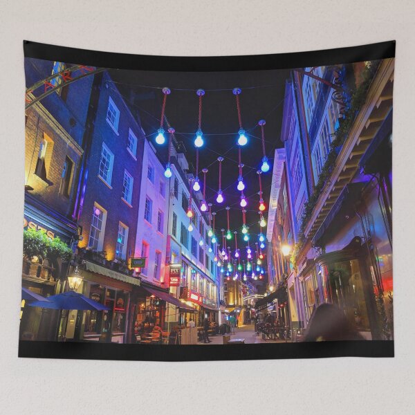 Item preview, Rainbow-Lit Street in London designed and sold by eliza-beth-.