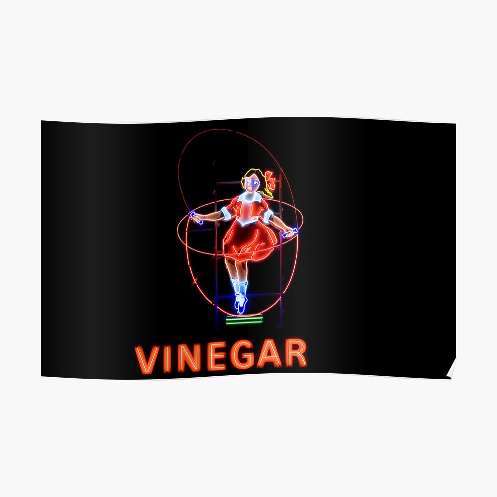 "Skipping Girl Vinegar" Poster by Scs72 Redbubble