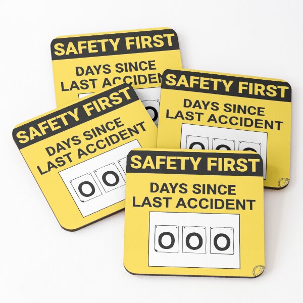 Item preview, Days Since Our Last Accident - Safety First - Zero Days designed and sold by MotoringZen.