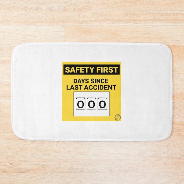Item preview, Days Since Our Last Accident - Safety First - Zero Days designed and sold by MotoringZen.