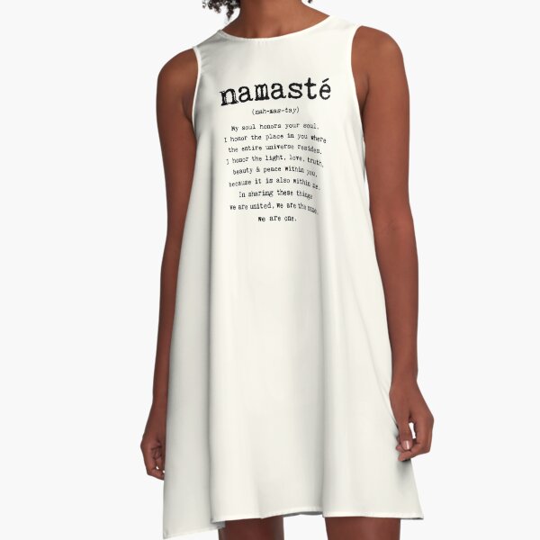 Namaste. A-Line Dress