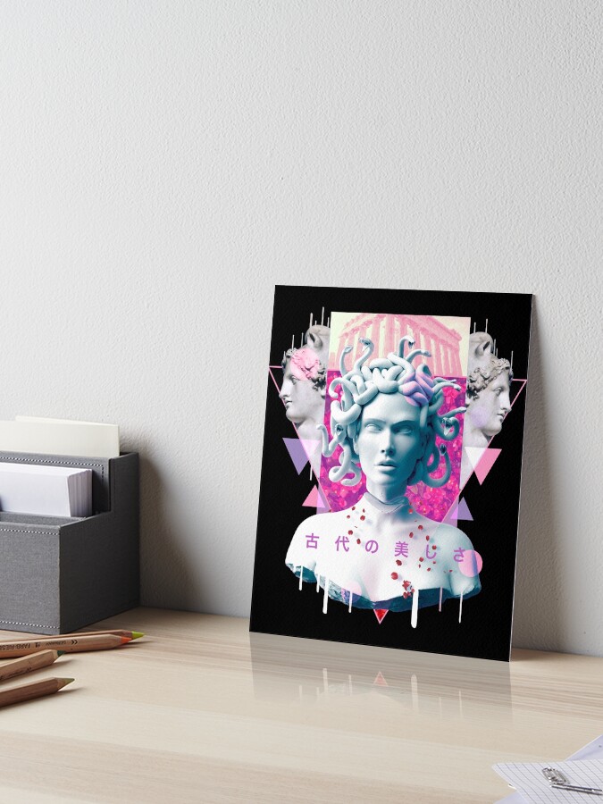 Medusa Statue Vaporwave Aesthetic