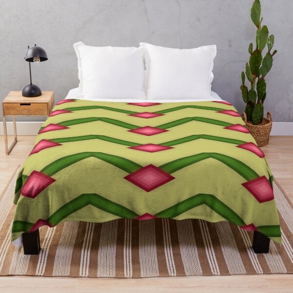 Item preview, Diamond and lines pattern - red / green designed and sold by wagnerps.