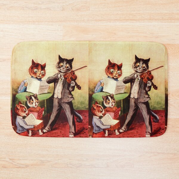 Item preview, Musical Cat Family by Louis Wain designed and sold by karwilberevivalcollection.