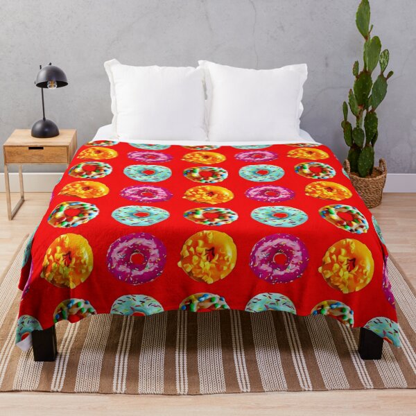 Item preview, Donuts on red designed and sold by Yamy Morrell Art and Design.