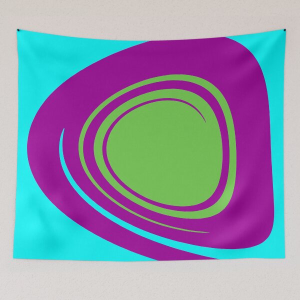 Item preview, Aqua Purple Green  designed and sold by Ruth Palmer.