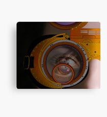 eye as a lens - steampunk variations - zoom Canvas Print