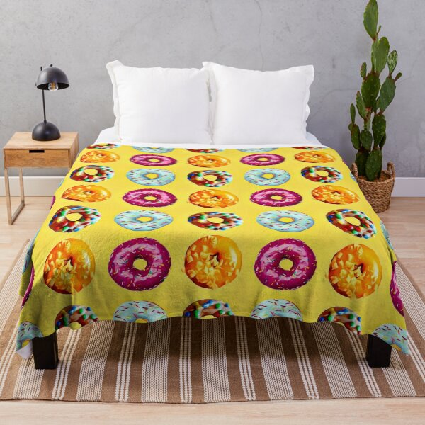 Item preview, Donuts on yellow designed and sold by Yamy Morrell Art and Design.