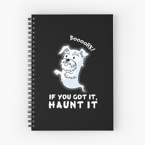 Item preview, Funny Schnauzer Ghost Halloween  designed and sold by TeeDoozy.