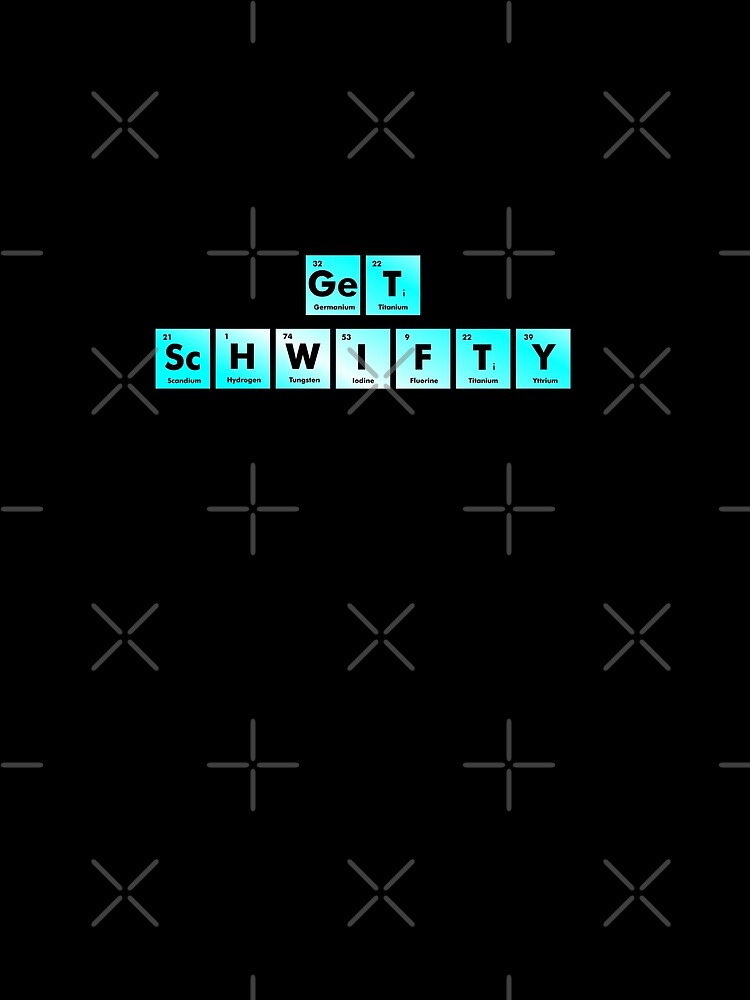 Get Schwifty Spelled with Chemical Symbols from the Periodic Table by whatyoulove