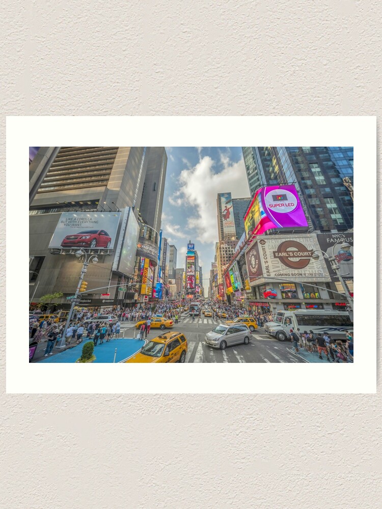 Alternate view of Times Square Traffic I Art Print