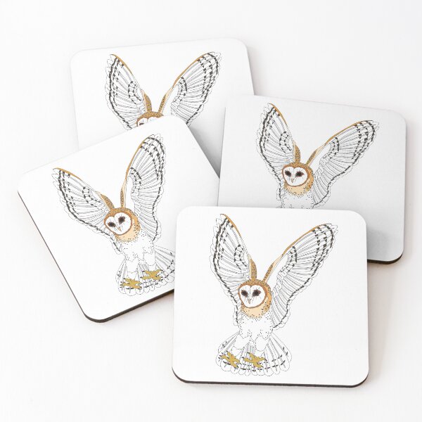 Item preview, Barn Owl designed and sold by nolessjess.