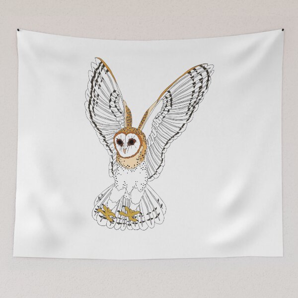 Item preview, Barn Owl designed and sold by nolessjess.