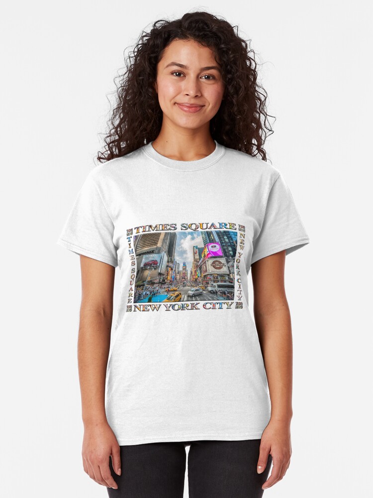 Alternate view of Times Square Traffic I Classic T-Shirt