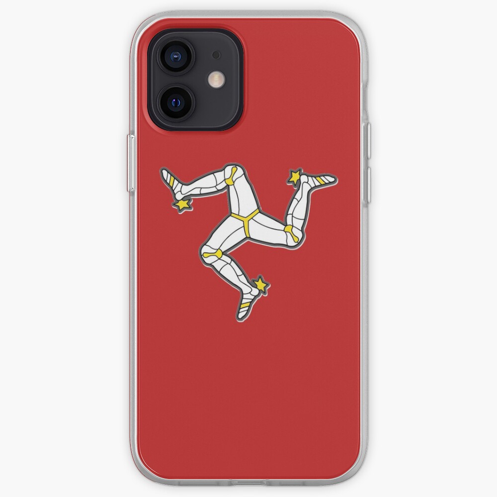 Isle Of Man 3 Legs Of Man Traditional Manx Flag Celtic Triskelion iPhone Case & Cover