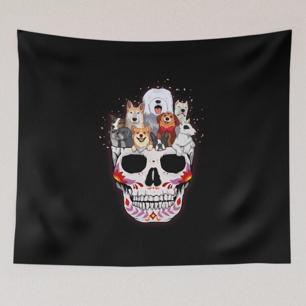 Item preview, Funny Dogs and Skull designed and sold by TeeDoozy.