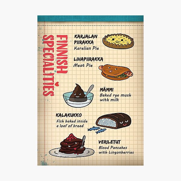 Finnish Specialities Photographic Print
