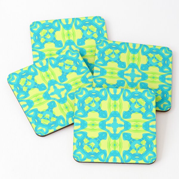 Item preview, Yellow turquoise ,art Deco  designed and sold by fuzzyfox.