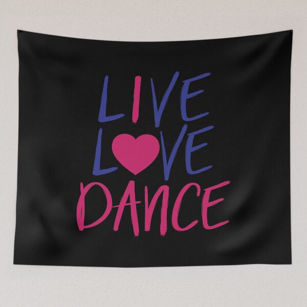 Item preview, Live Love Dance Cute Heart Dancing Lover product designed and sold by tronictees.