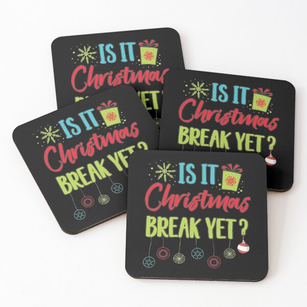 Item preview, Funny Is It Christmas Break Yet Cute Holiday graphic designed and sold by tronictees.