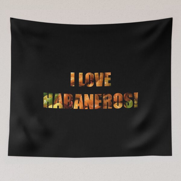 Item preview, ¡Amo los habaneros! imprimir con letras de pimientos designed and sold by tronictees.