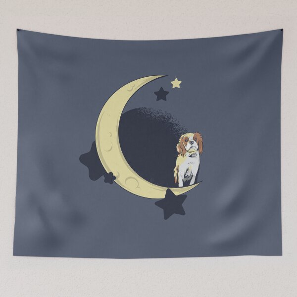 Item preview, Dog on the moon designed and sold by Vanditdesigns.