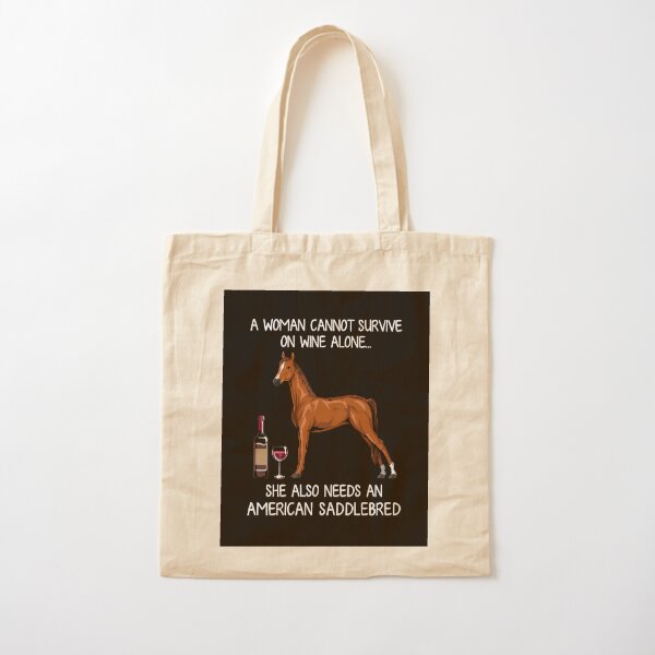 Aperçu de l'œuvre Cheval de selle américain et vin drôle de cheval créée et vendue par TeeDoozy.