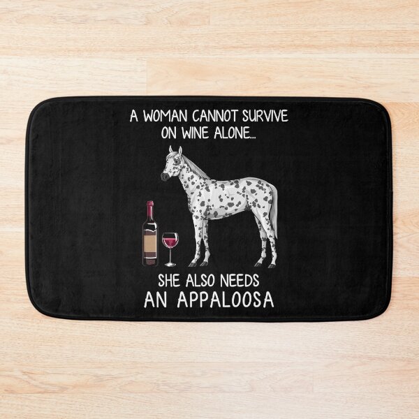 Item preview, Appaloosa horse and wine funny horse designed and sold by TeeDoozy.