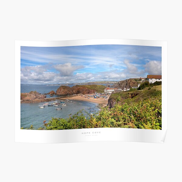 Hope Cove, Devon Poster