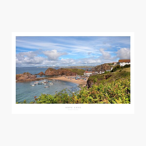 Hope Cove, Devon Photographic Print
