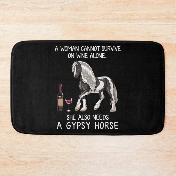 Item preview, Gypsy horse and wine funny horse designed and sold by TeeDoozy.