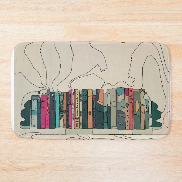 Item preview, Books on a bookshelf 2 designed and sold by spiralpaper.