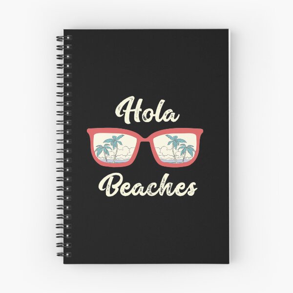 Item preview, Hola Beaches Summer beach humor palm trees sunglasses cute and sarcastic vacation quotes designed and sold by alenaz.
