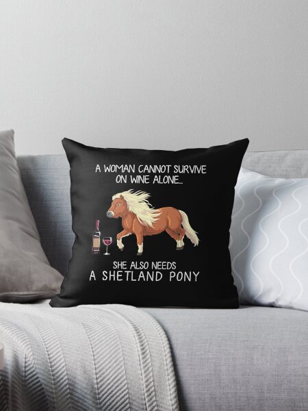 Item preview, Shetland Pony horse and wine funny horse designed and sold by TeeDoozy.