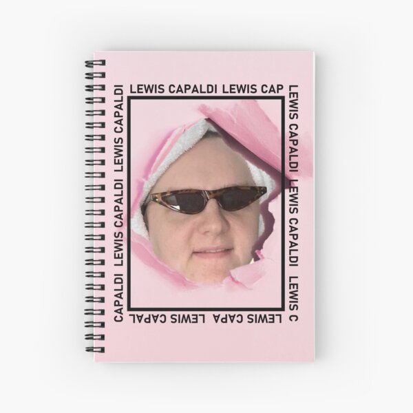 The man, The Legend, Lewis Capaldi Spiral Notebook