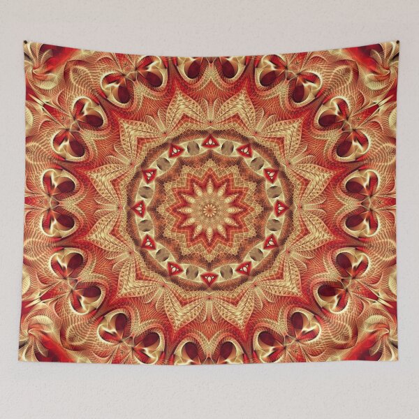 Item preview, Flower Of Life Mandala (Cherry Sunset) designed and sold by Mandala Of Life.
